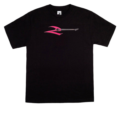 2 Riser Pads Guitar T-Shirt - Black