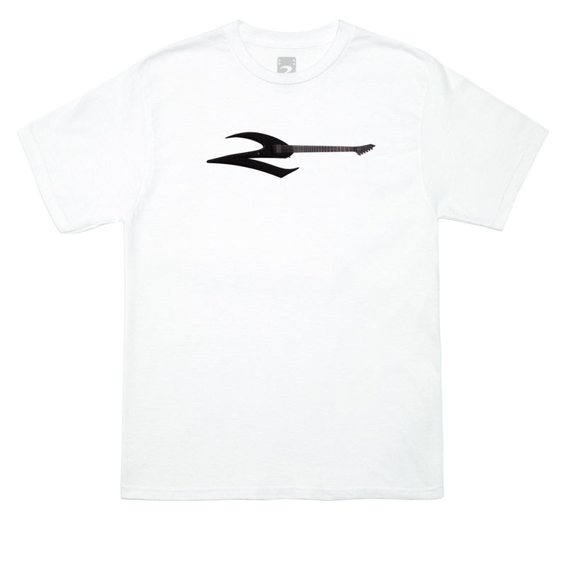 2 Riser Pads Guitar T-Shirt - White