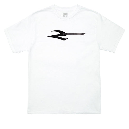 2 Riser Pads Guitar T-Shirt - White