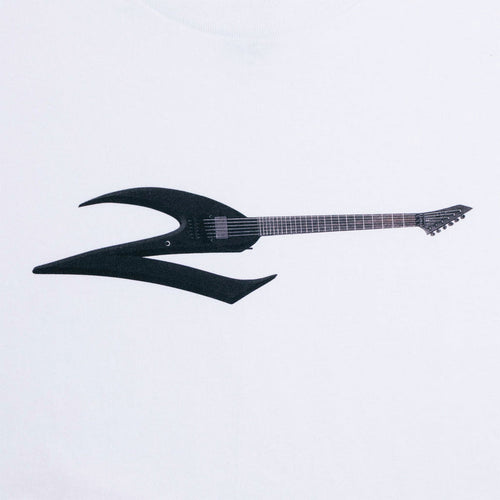 2 Riser Pads Guitar T-Shirt - White