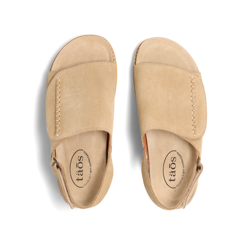 Top down image of Abstract Warm Sand Suede 42