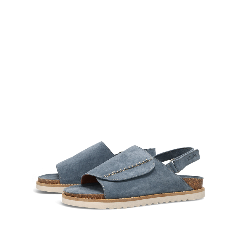 Pair image of Abstract Blue Suede 37