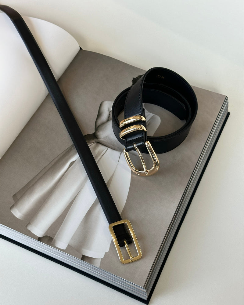 ADA BELT - BLACK-GOLD-BELTS-Billini-Billini