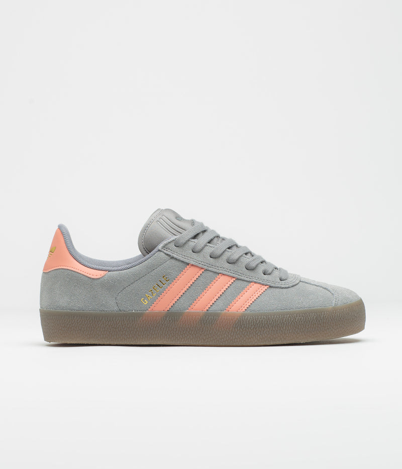 Adidas Gazelle ADV Shoes in Grey Three and Wonder Clay / Gum5