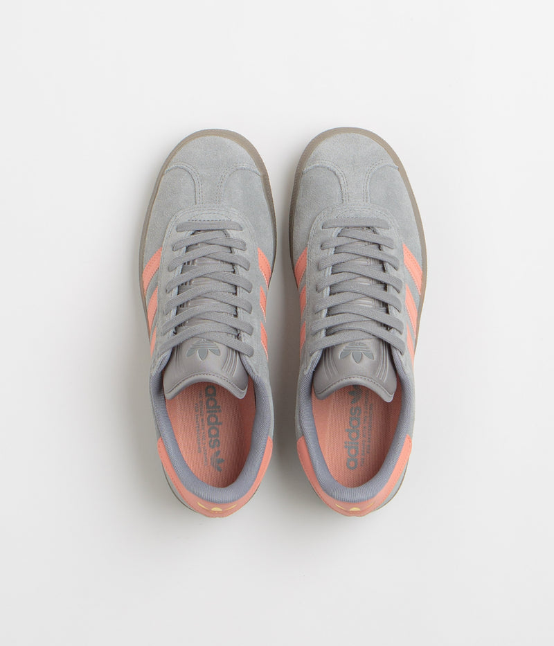 Adidas Gazelle ADV Shoes in Grey Three and Wonder Clay / Gum5