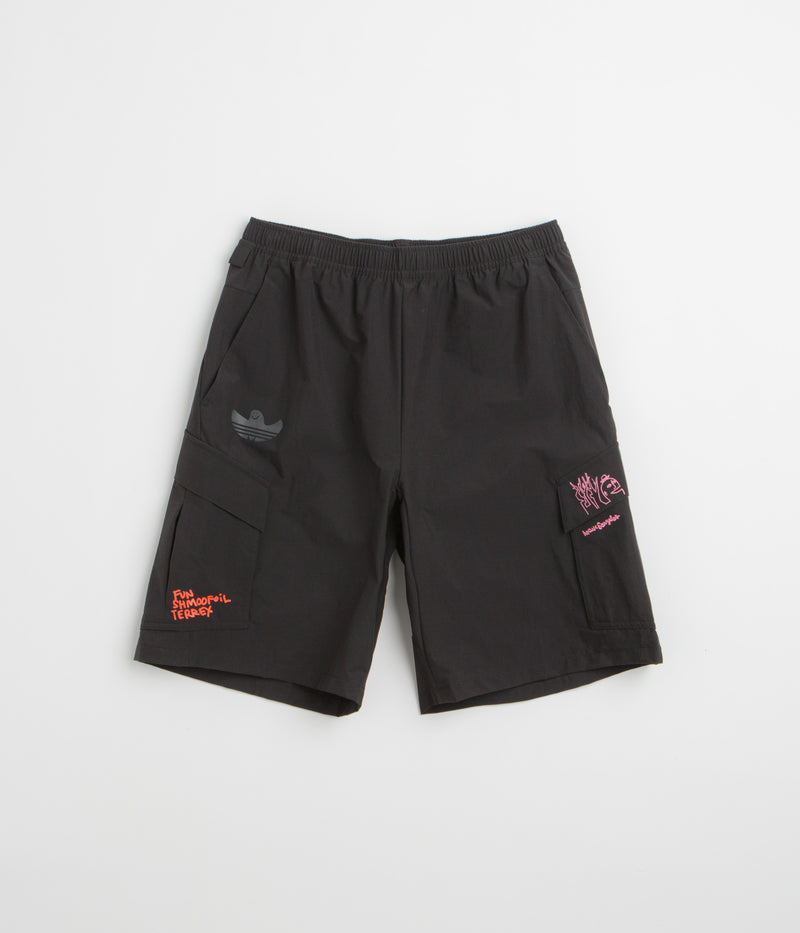 Adidas Gonz x Terrex Shmoofoil Cargo Shorts in Black