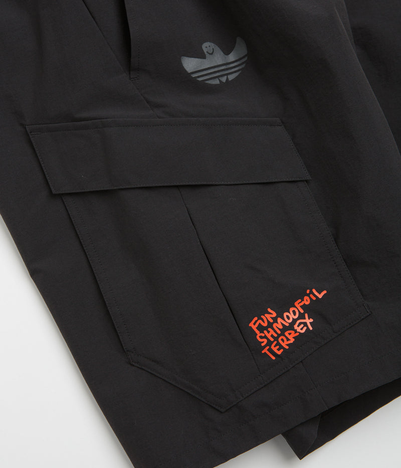 Adidas Gonz x Terrex Shmoofoil Cargo Shorts in Black