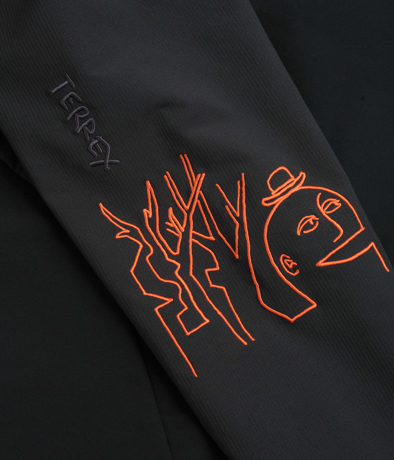 Adidas Gonz x Terrex Shmoofoil Xploric Jacket  in Black