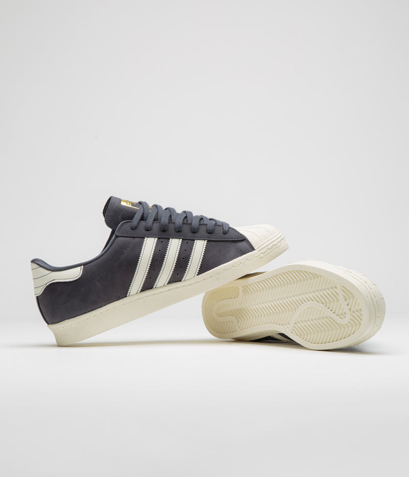 Adidas Superstar ADV Shoes in Aurora Onix and Chalk White / Off White