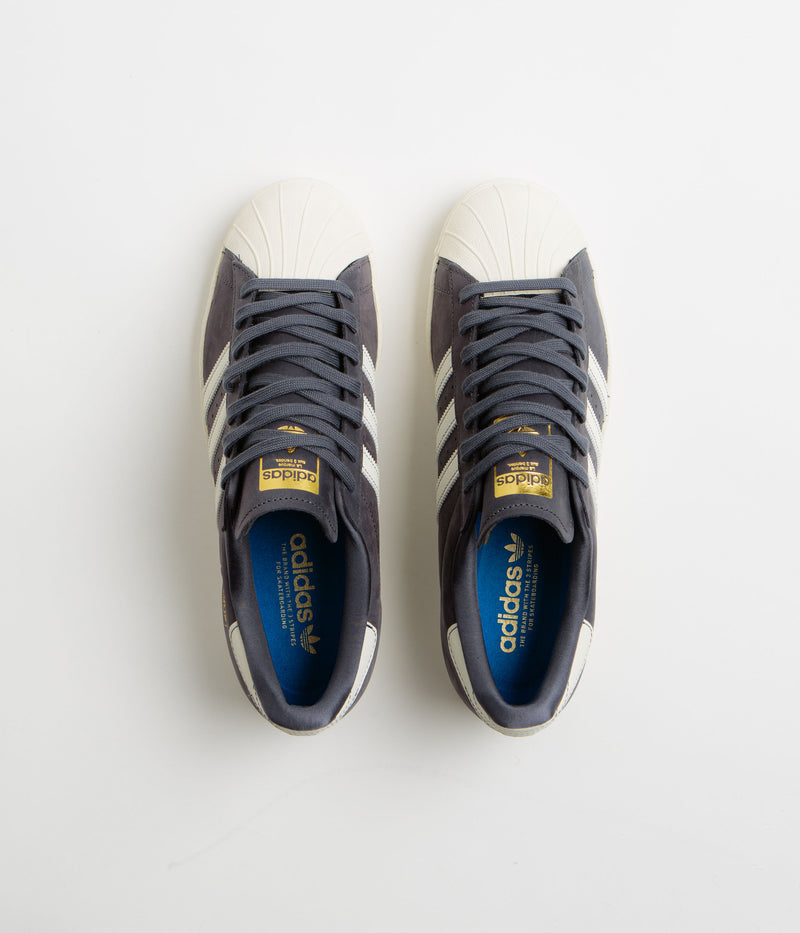 Adidas Superstar ADV Shoes in Aurora Onix and Chalk White / Off White