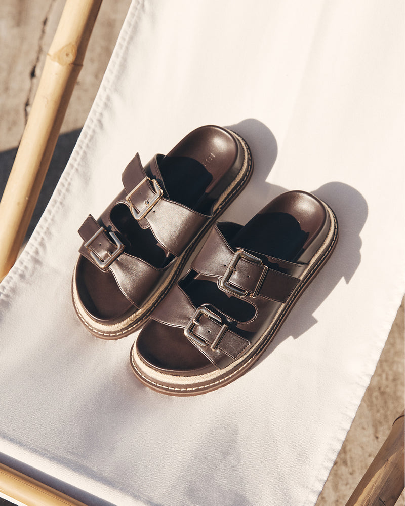 ALDER - DARK CACAO-Sandals-Billini-Billini