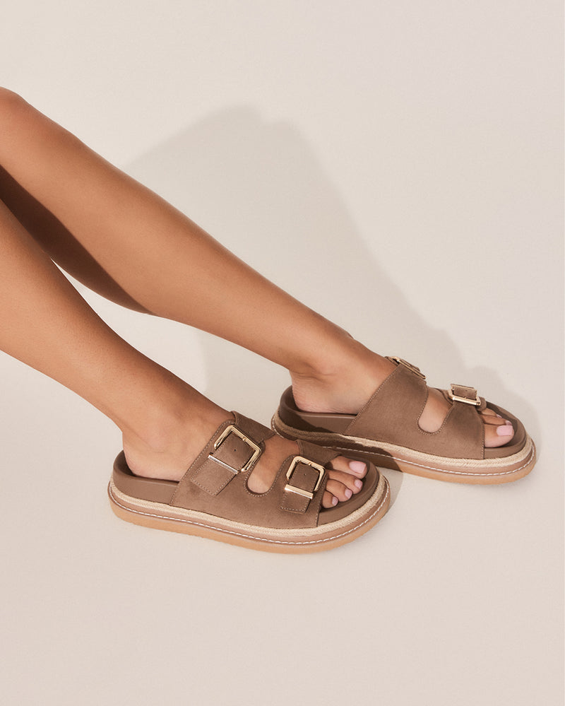 ALDER - FAWN SUEDE-Sandals-Billini-Billini