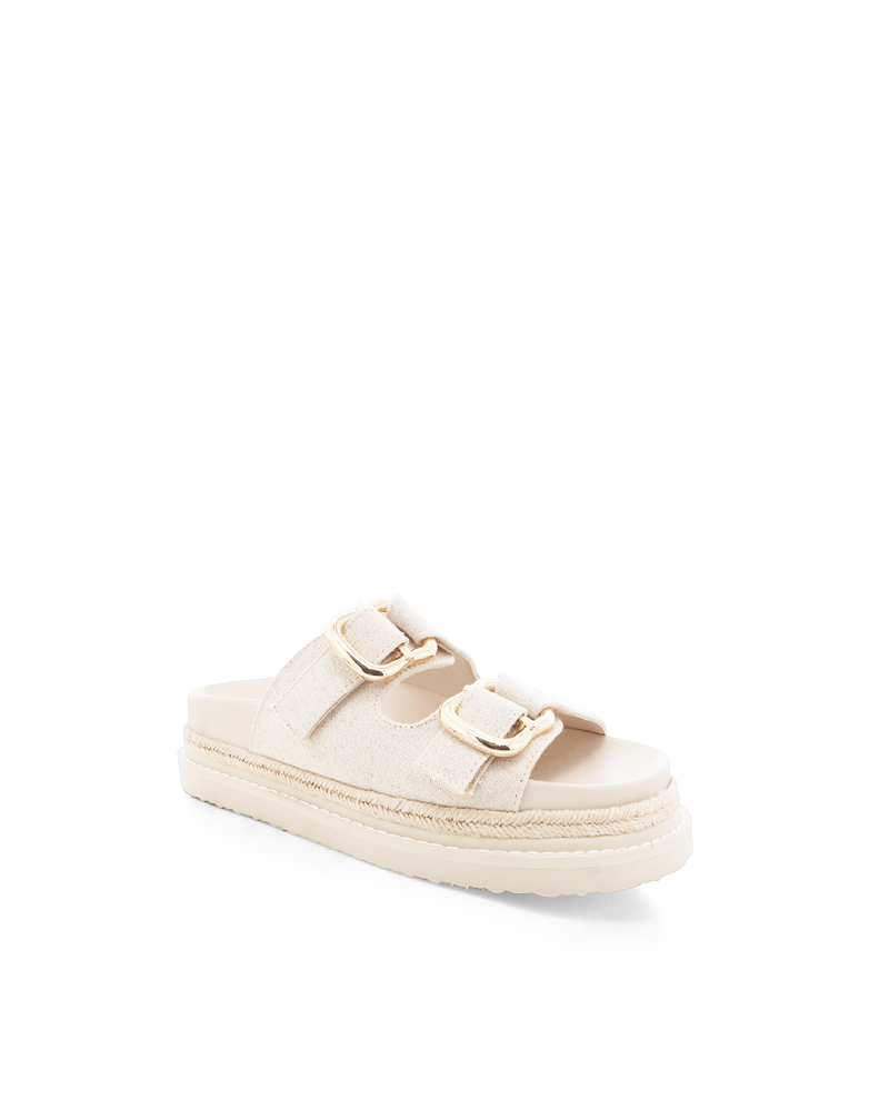 ALESSIA - WHEAT LINEN-Sandals-Billini-Billini