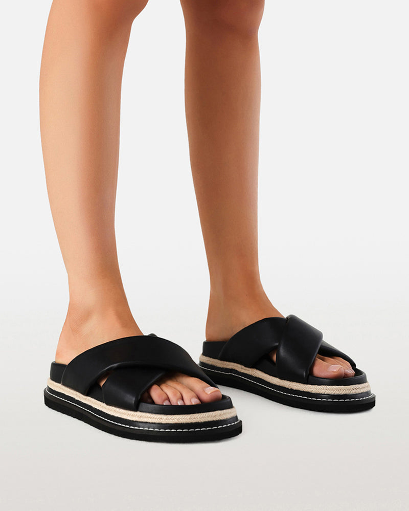 ARABEL - BLACK-Sandals-Billini-Billini