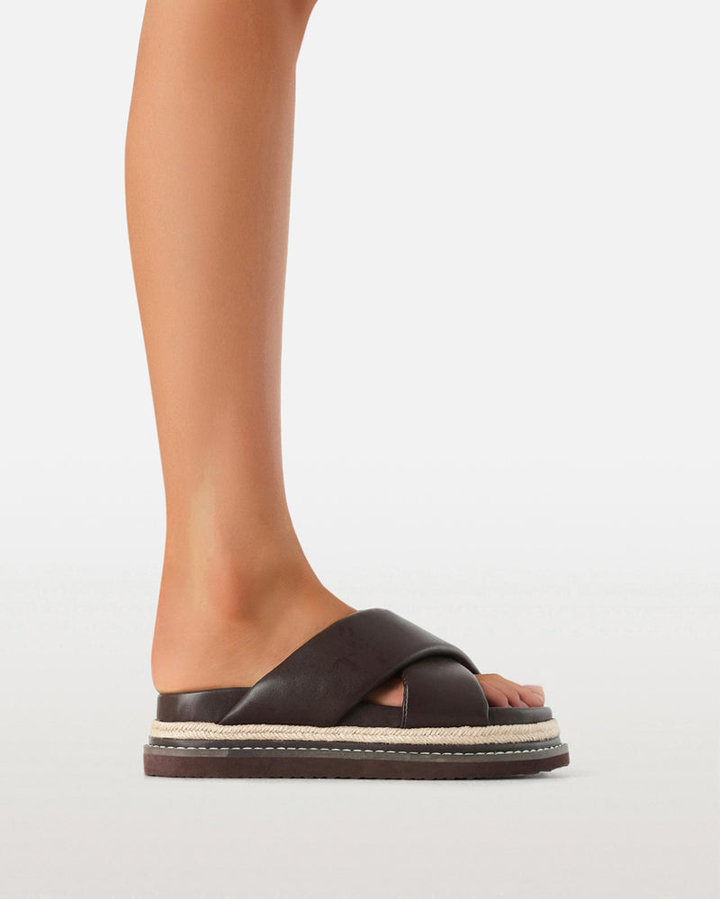 ARABEL - CHOCOLATE-Sandals-Billini-Billini