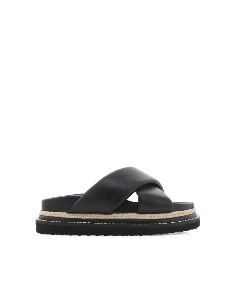 ARABEL WIDE FIT - BLACK-Sandals-Billini-Billini