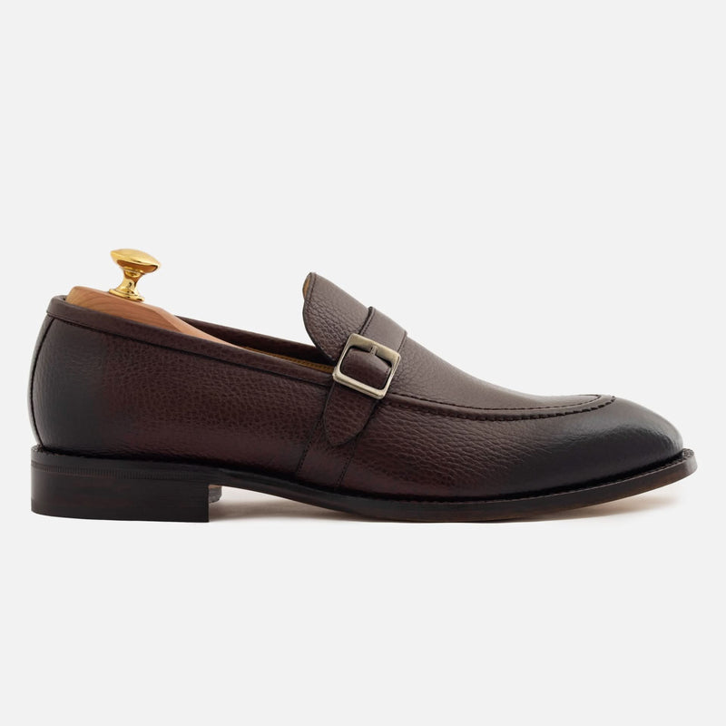 Archie Belted Loafer - Men’s Pebbled Leather