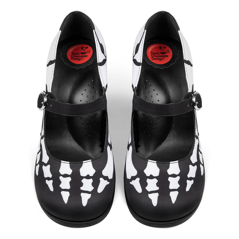 Beautiful Until Death Women's Mary Jane Mid Heels