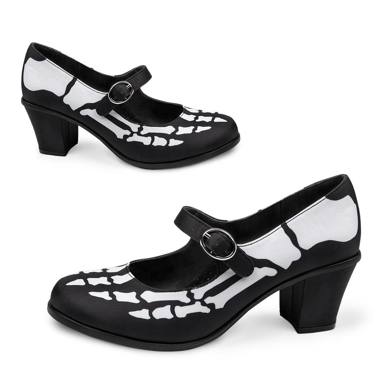 Beautiful Until Death Women's Mary Jane Mid Heels