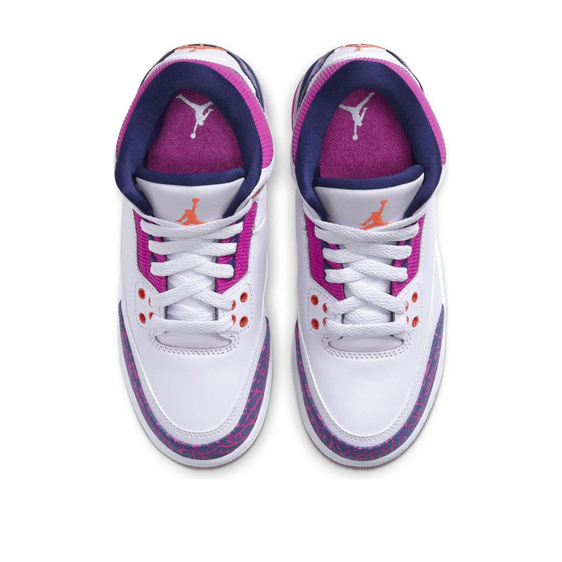 Big Kids Girls' Air Jordan 3 Retro (GS) Shoe
