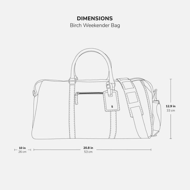 Birch Weekender Bag - Women’s Pebbled Leather