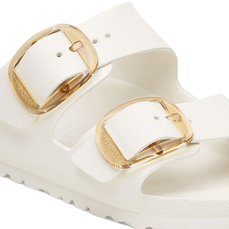 Birkenstock Womens Arizona Big Buckle EVA Sandals - Eggshell