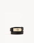 BLAKE BELT - DARK CACAO-GOLD-BELTS-Billini-Billini