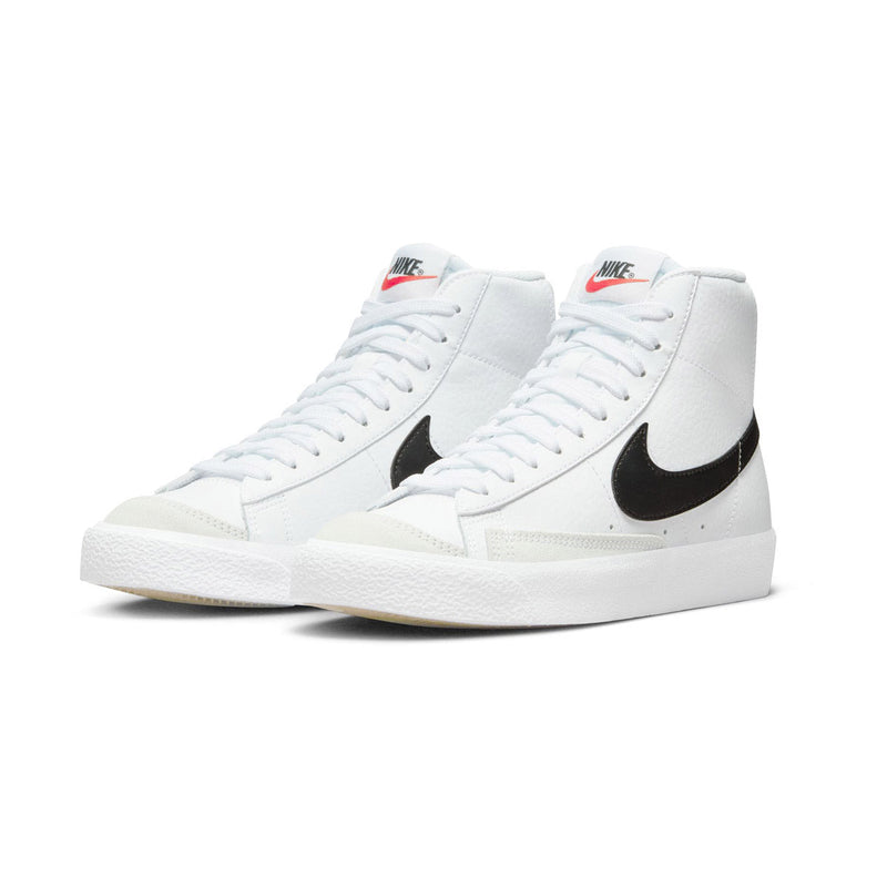 Blazer Mid '77 'White Black' Big Kids' Shoes