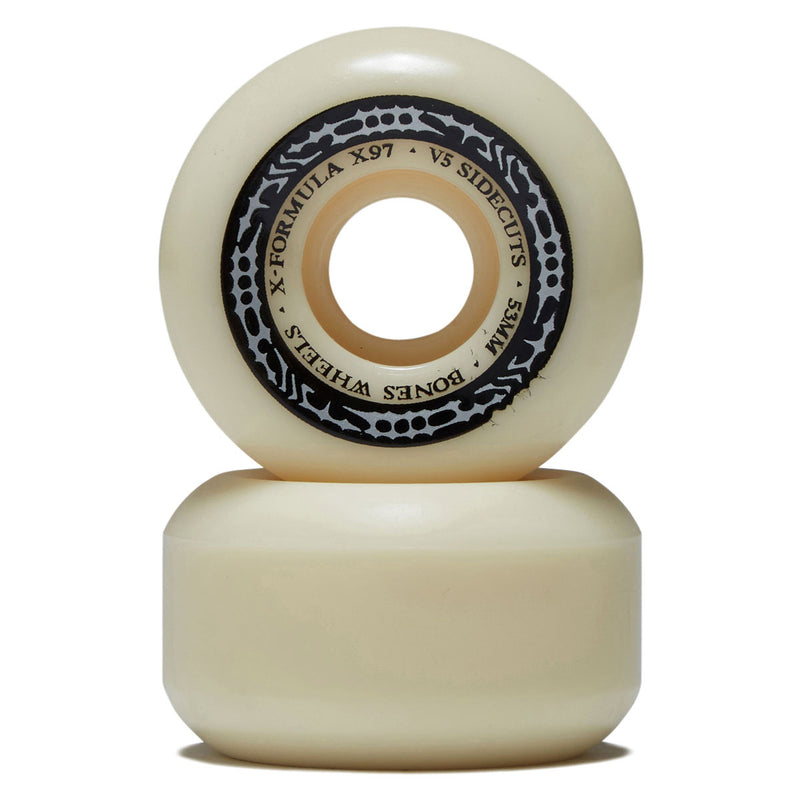 Bones X-Formula Sidecuts 97a V5 Sidecut Skateboard Wheels - 53mm