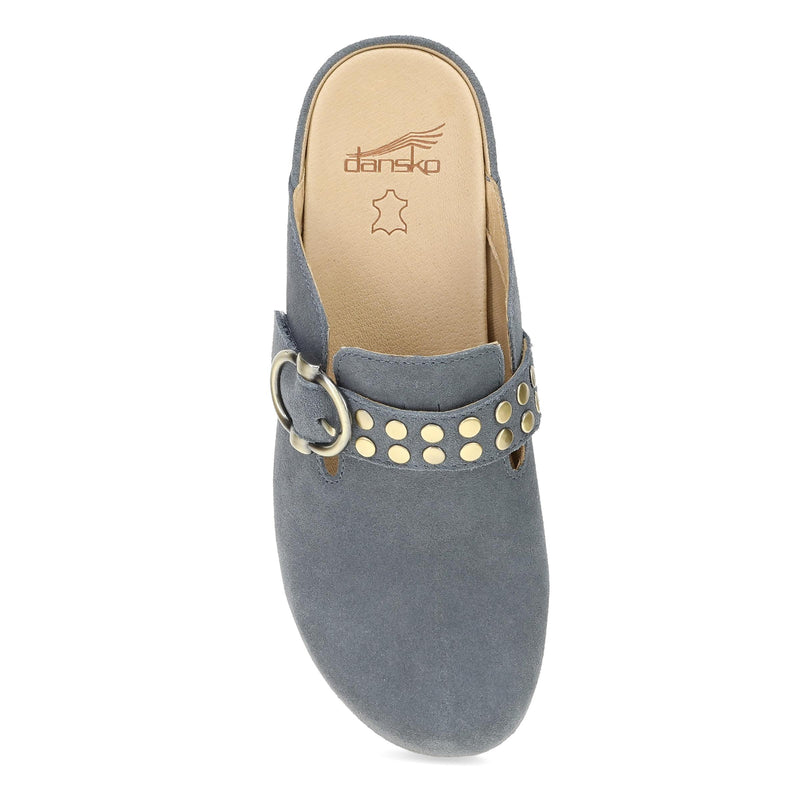 Top image of Branson Clog Dusty Blue Leather
