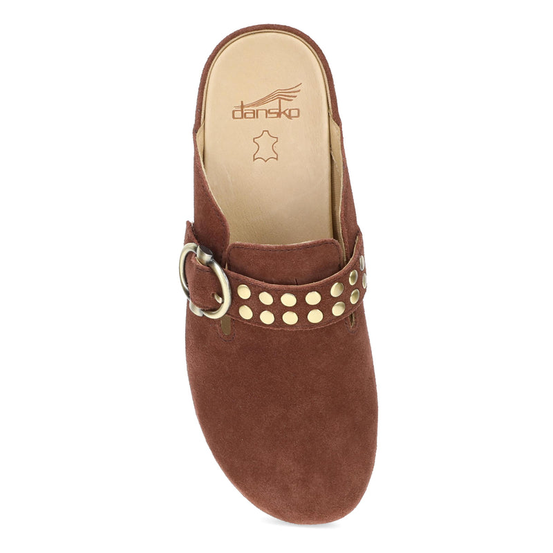 Top image of Branson Clog Mahogany Leather