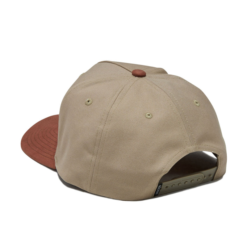 Brixton Fraser Snapback Hat - Olive Stone