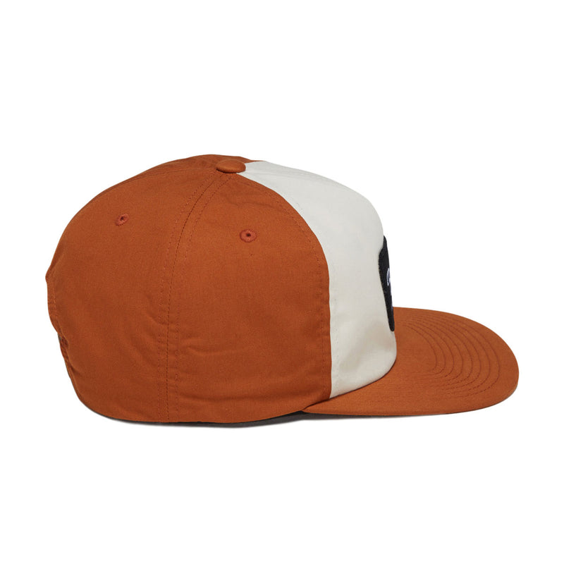 Brixton Grade Snapback Hat - Whitecap/Caramel