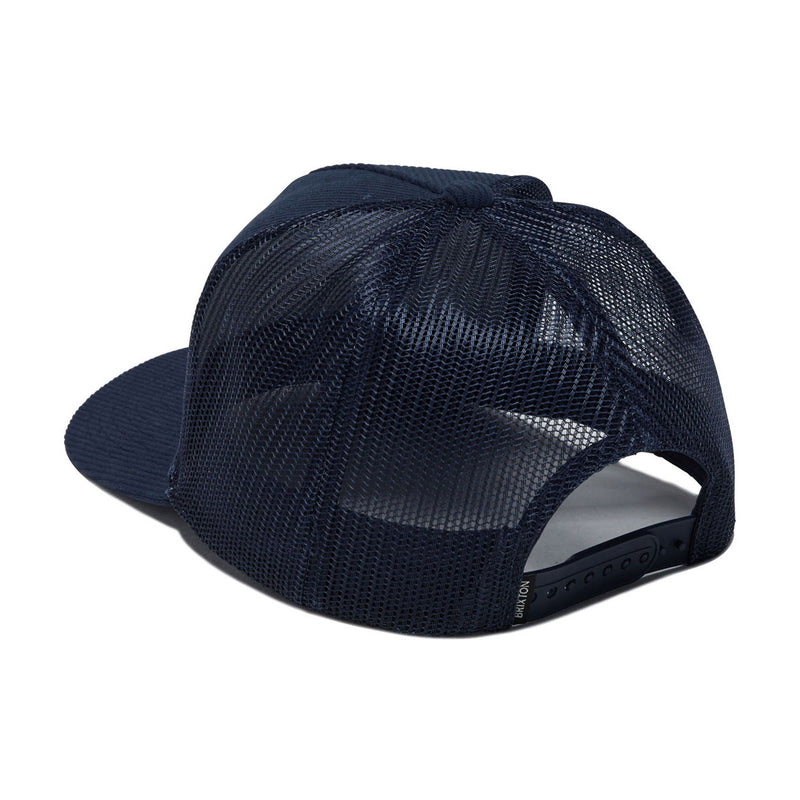 Brixton Hubal C Mp Trucker Hat - Dark Navy Corduroy