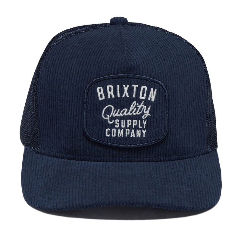 Brixton Hubal C Mp Trucker Hat - Dark Navy Corduroy