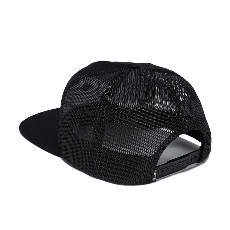 Brixton Oath Mp Trucker Hat - Black/Black/Black