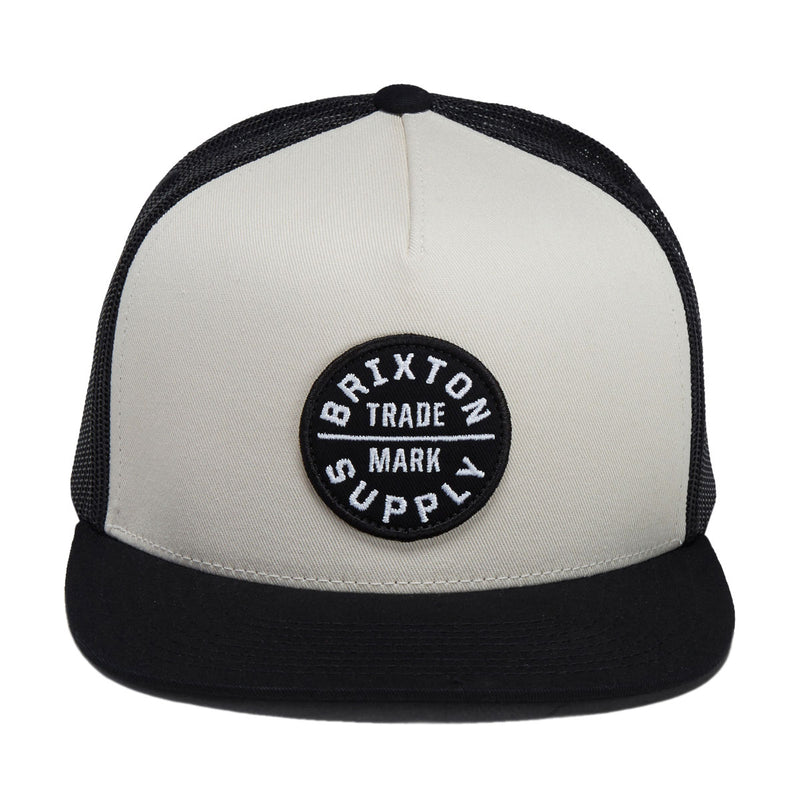 Brixton Oath Mp Trucker Hat - Whitecap/Black