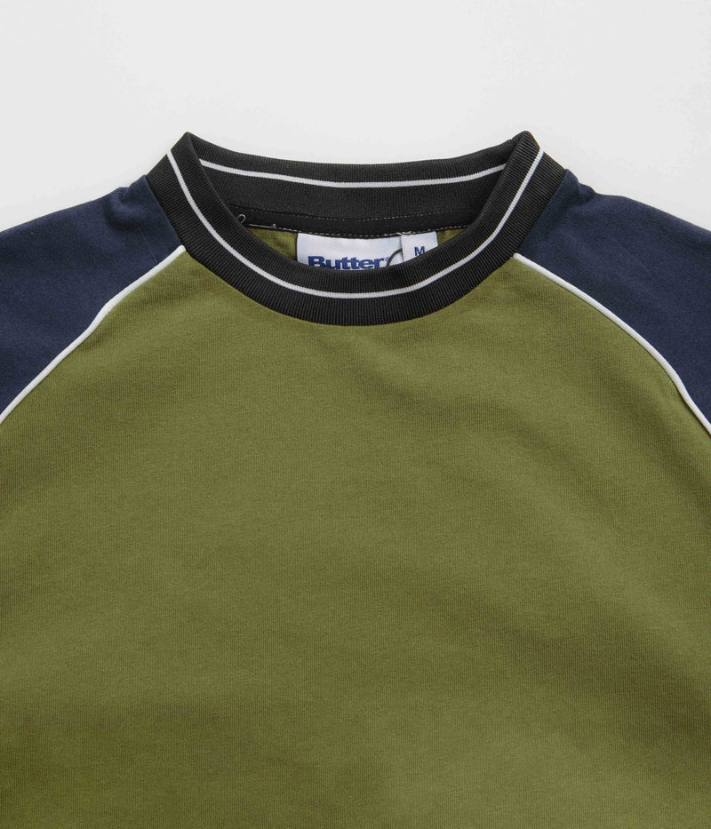 Butter Goods Lap T-Shirt in Moss