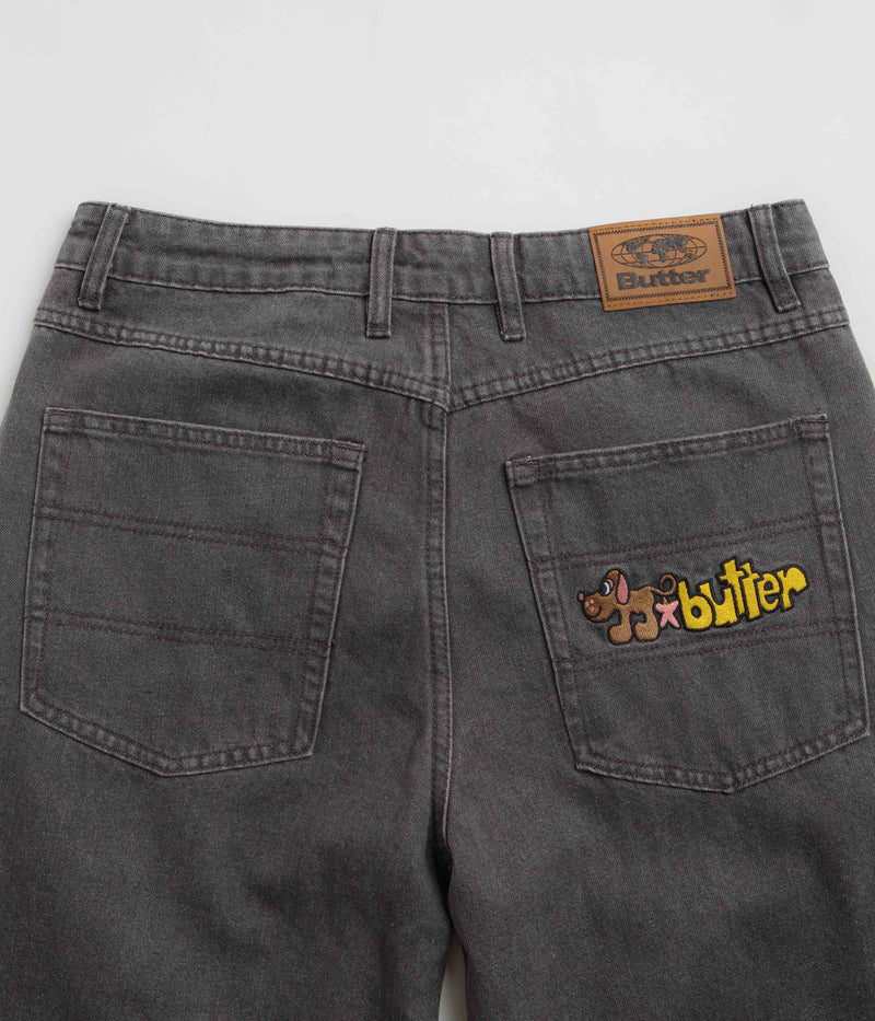 Butter Goods Pooch Relaxed Jeans in Washed Grey