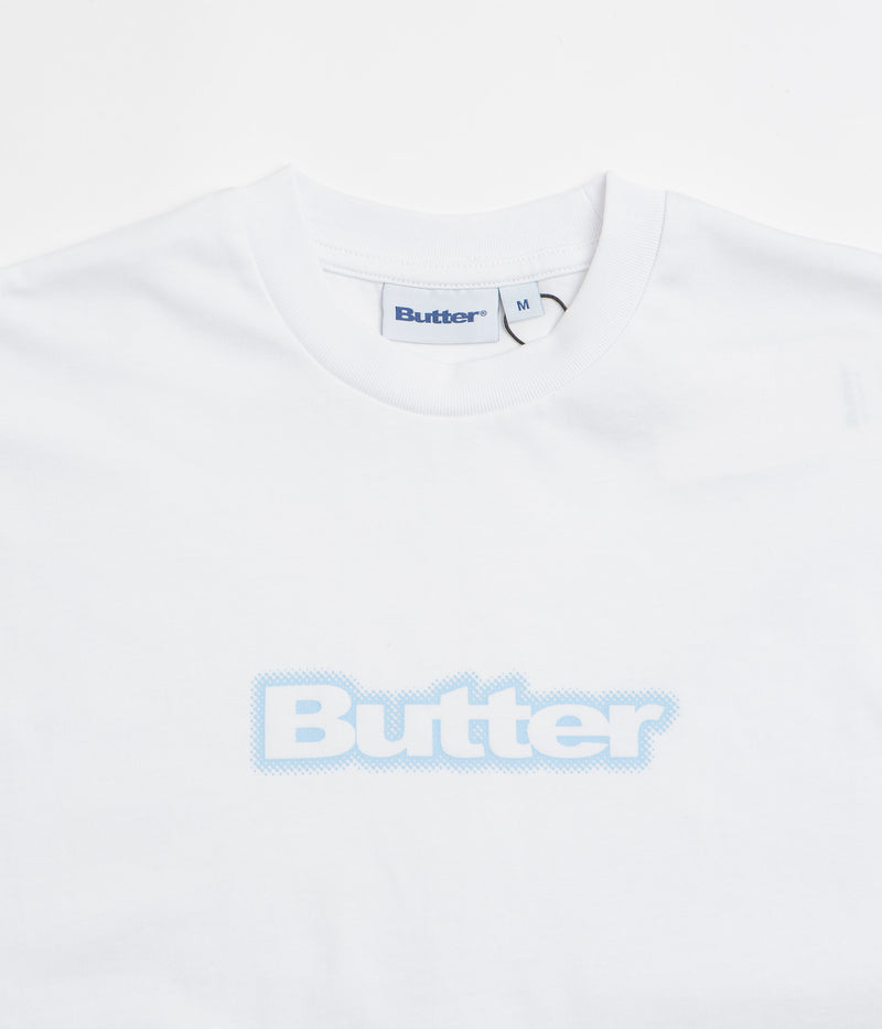 Butter Goods Radiant Logo T-Shirt in White