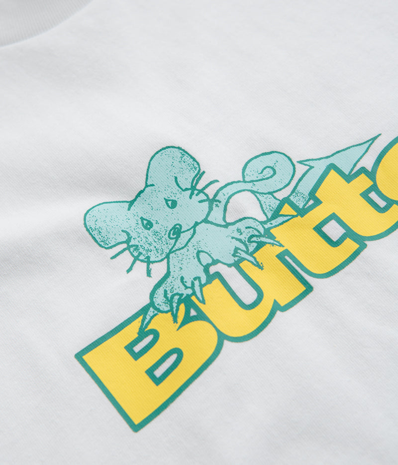 Butter Goods Rat Logo T-Shirt in White