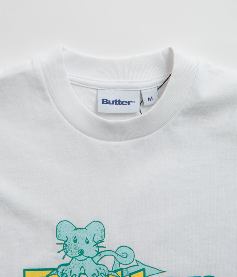 Butter Goods Rat Logo T-Shirt in White