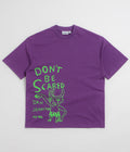 Butter Goods x Daniel Johnston Don't Be Scared T-Shirt in Grape
