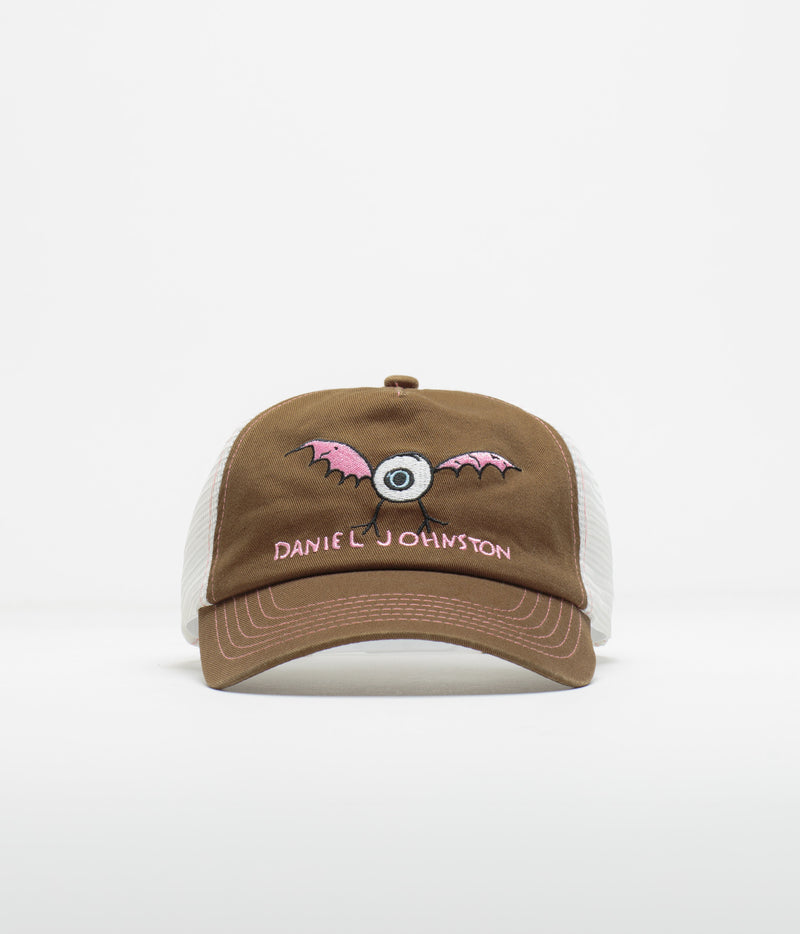 Butter Goods x Daniel Johnston Eye Trucker Cap in Brown