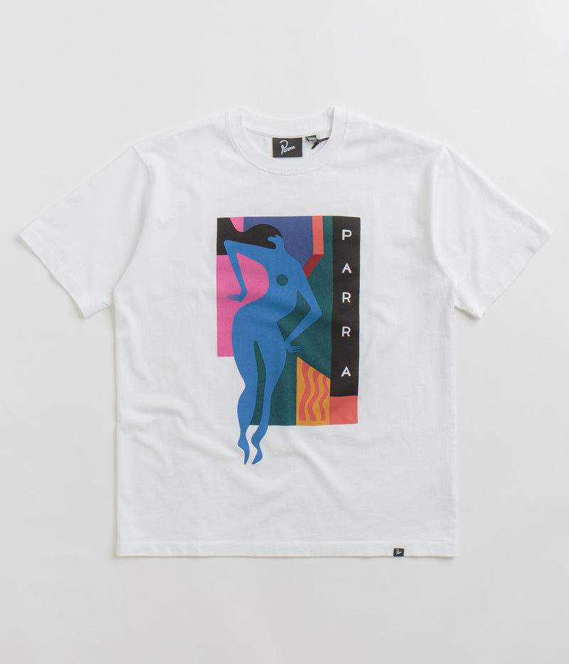 by Parra Beached And Blank T-Shirt in White