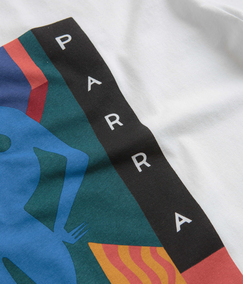 by Parra Beached And Blank T-Shirt in White