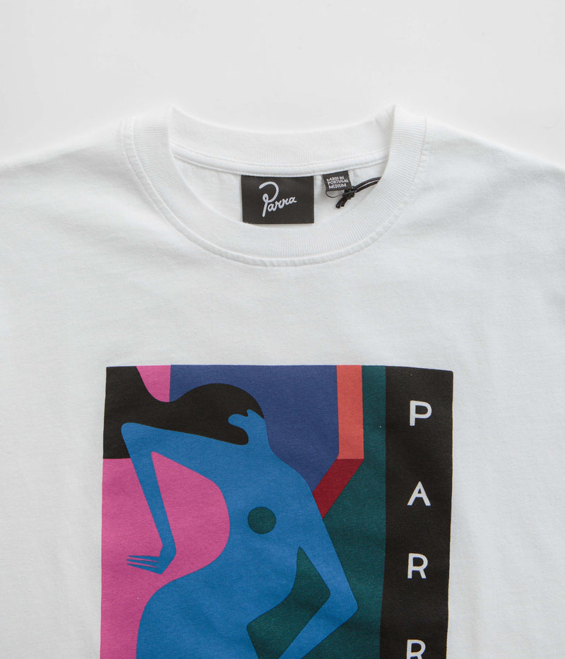 by Parra Beached And Blank T-Shirt in White
