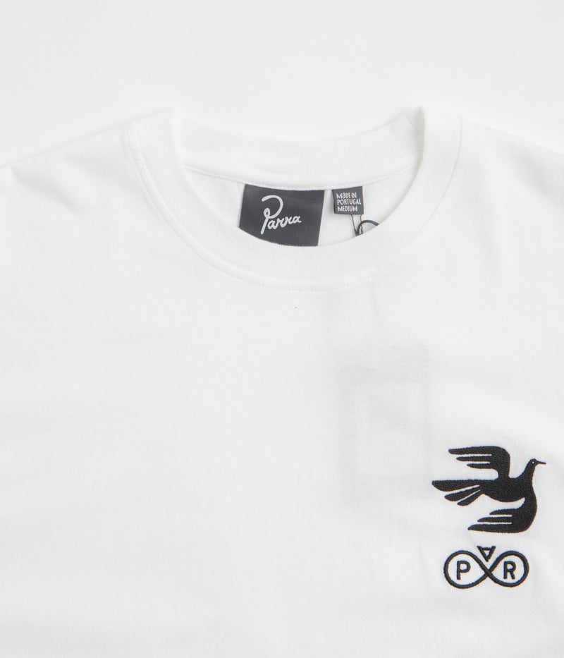 by Parra Infinite Bird Logo T-Shirt in White