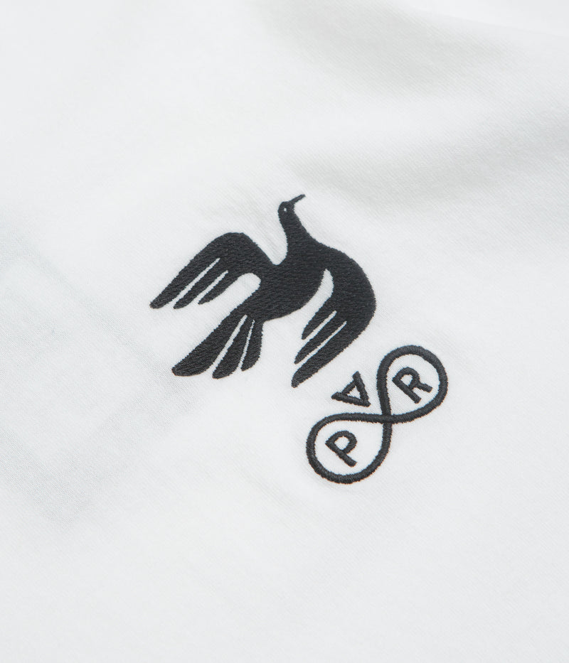 by Parra Infinite Bird Logo T-Shirt in White