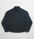 by Parra Meandering Lines Shirt in Navy Blue